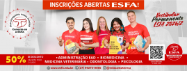 ABERTAS AS INSCRIÇÕES DO VESTIBULAR 2026/02 DA ESFA